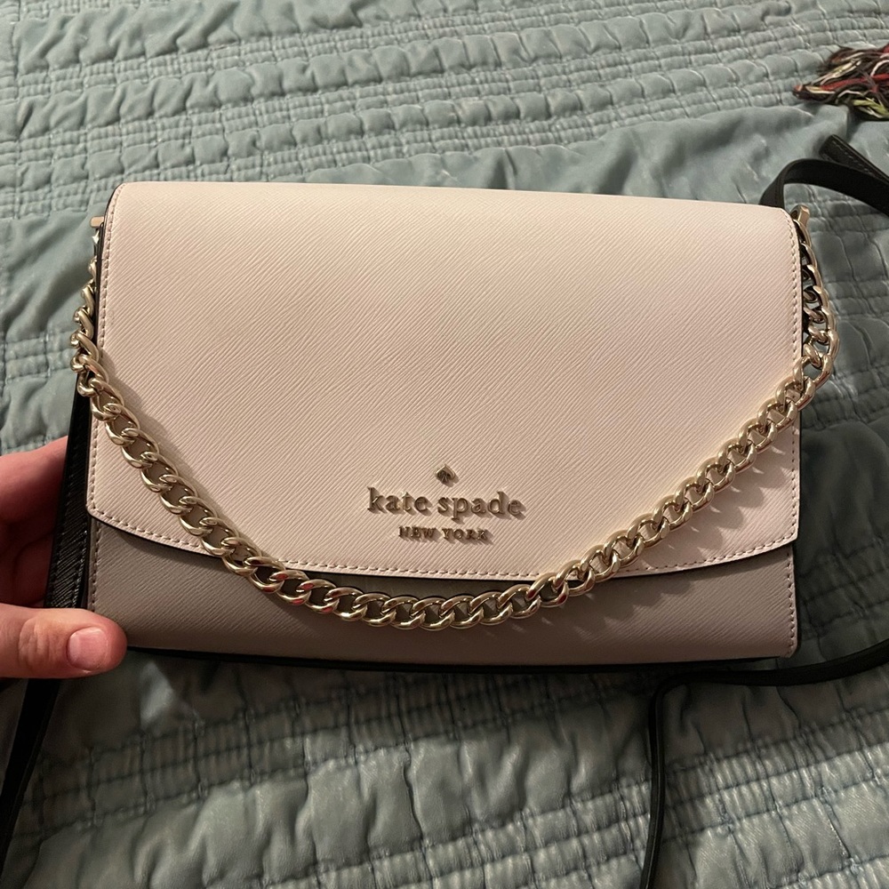 Kate Spade Carson Convertible Crossbody Handbag (Nimbus Grey Multi)